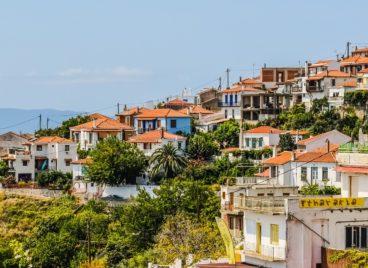 Glossa The second-largest settlement of Skopelos island